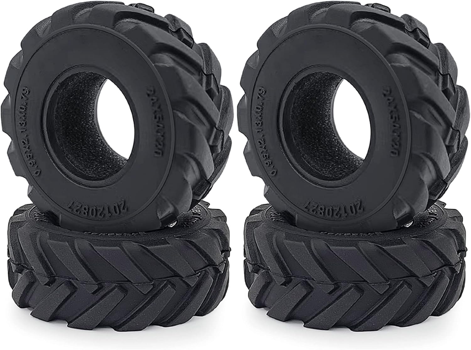 4PCS 1.0 beadlock wheels SCX24 wheels and tires TRX4M