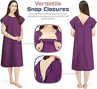 Vista 45 de NY Threads Women's Hospital Gown Soft and Stylish Patient Gown