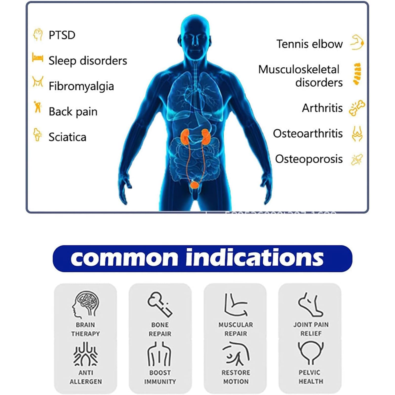 Dispositivo di terapia magnetica con energia e frequenza regolabili per la riparazione profonda della pelle