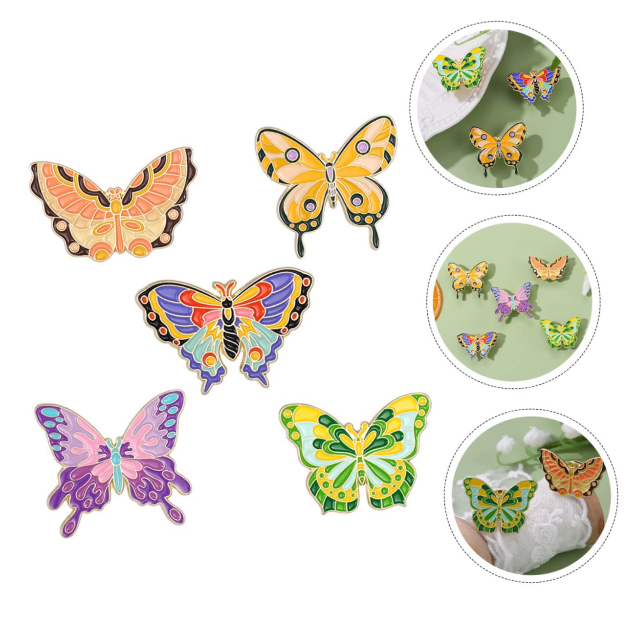 25stücke Teiliges Set Bunter Tierbroschen Kreative Emaille-anstecker Für Kleidung Taschen Und Hüte Niedliche Schmetterlings Frosch Und Insektenmotive Perfektes Für Freunde Und