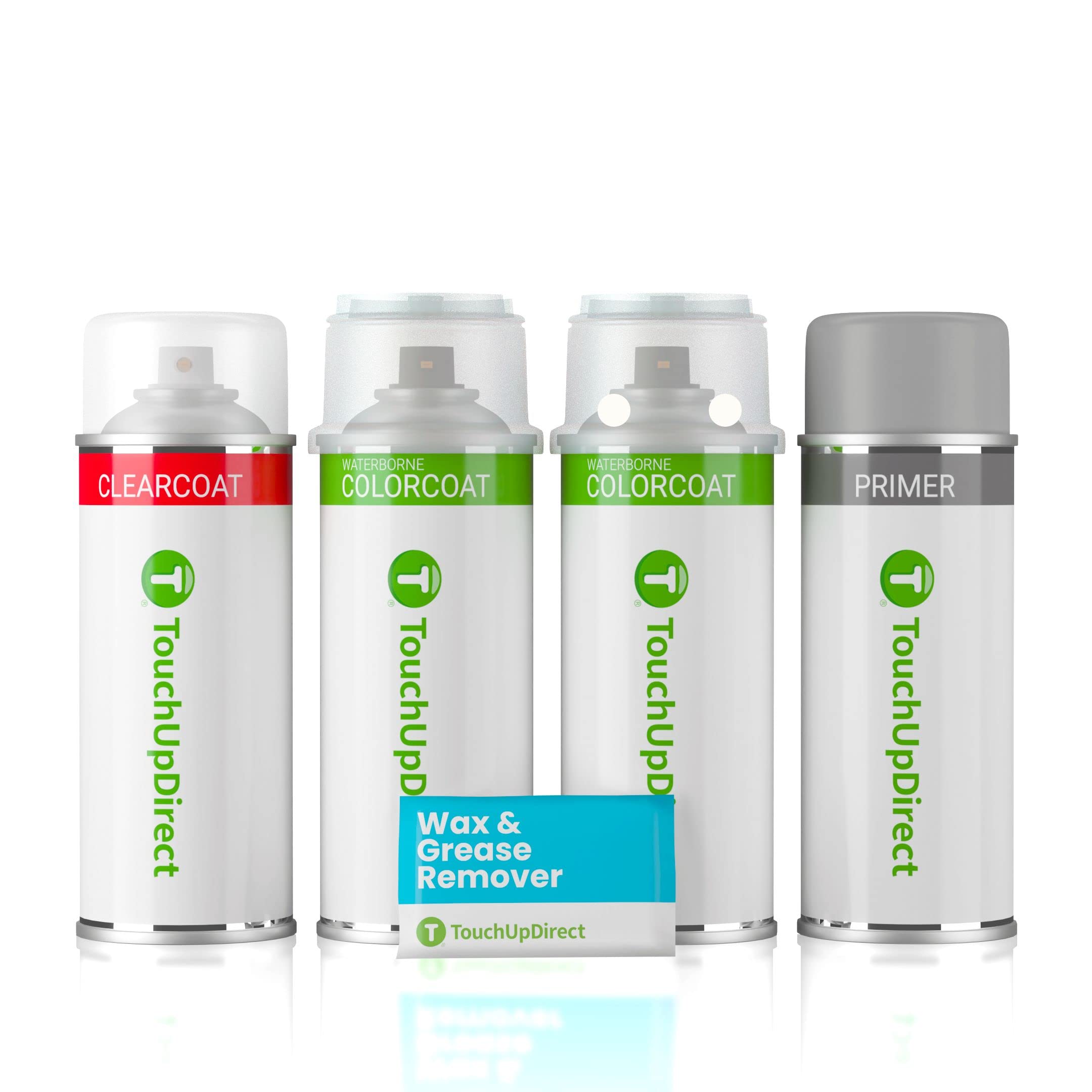 TouchUpDirect QX1 Glacier Pearl Tricoat Compatible with Nissan Exact Match Touch Up Paint Aerosol - Preferred Kit