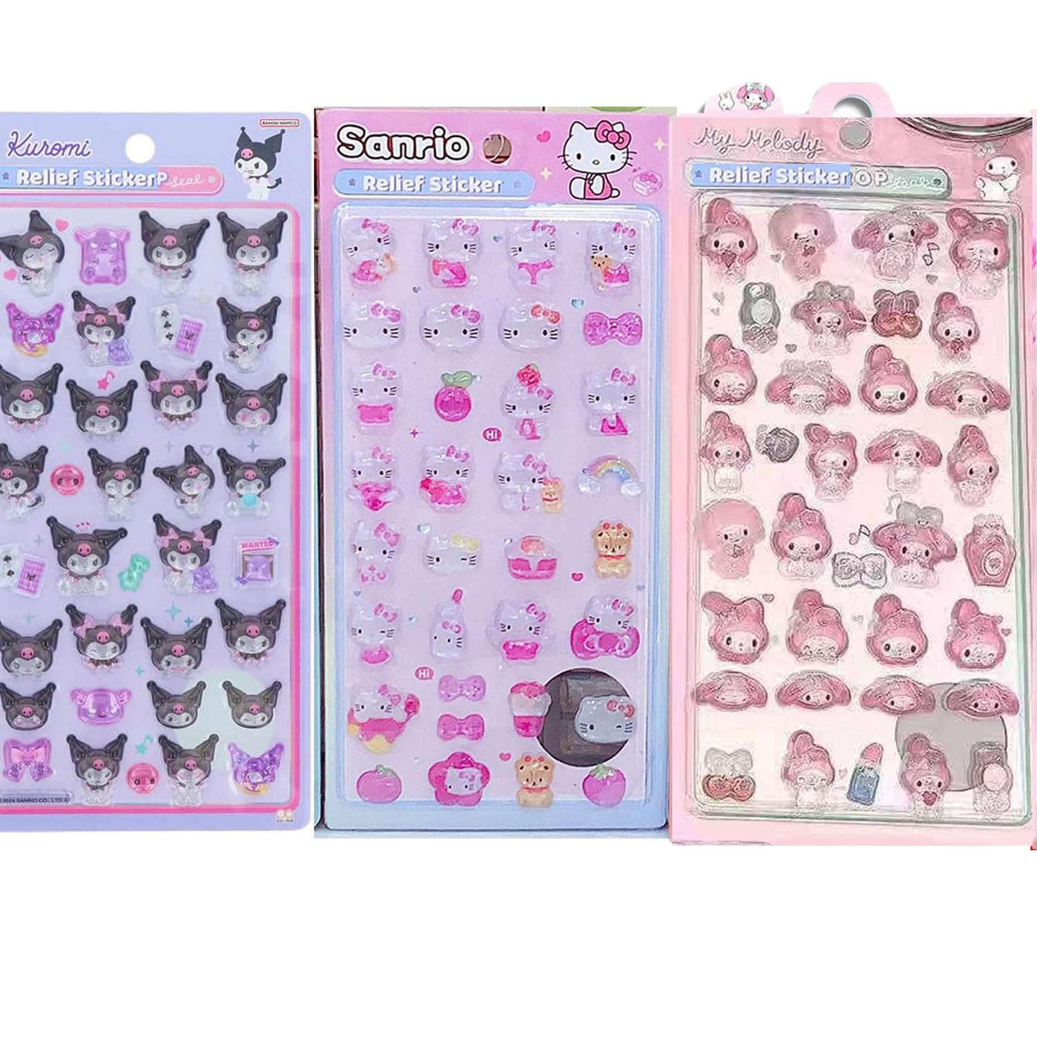 Amazon.co.jp: Winnges 3dシール クロミ 立体シール 可愛い プ ハロー