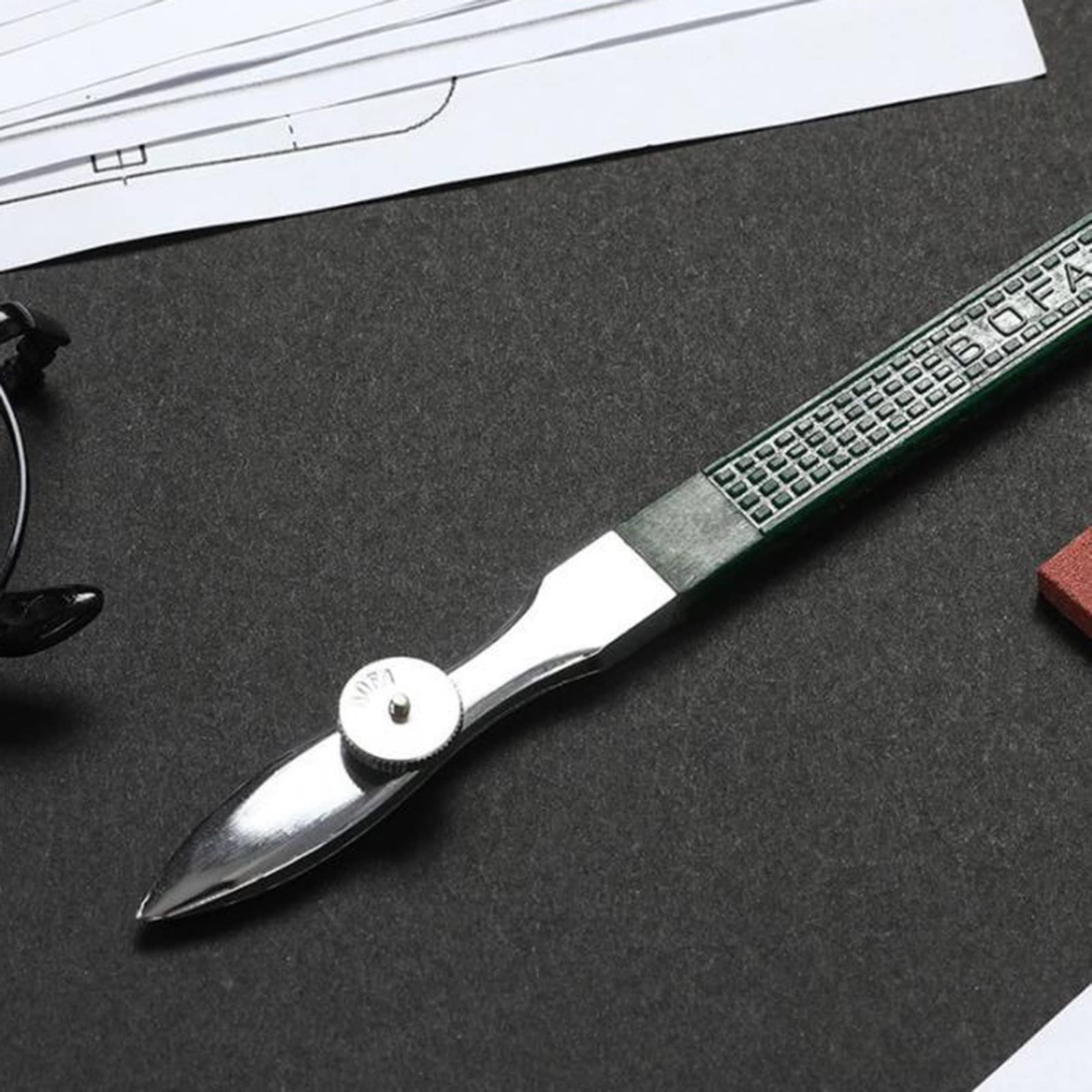 Juego de geometría profesional, kit de herramientas de brújula de matemáticas, herramientas de precisión de metal para escuela, hogar, oficina