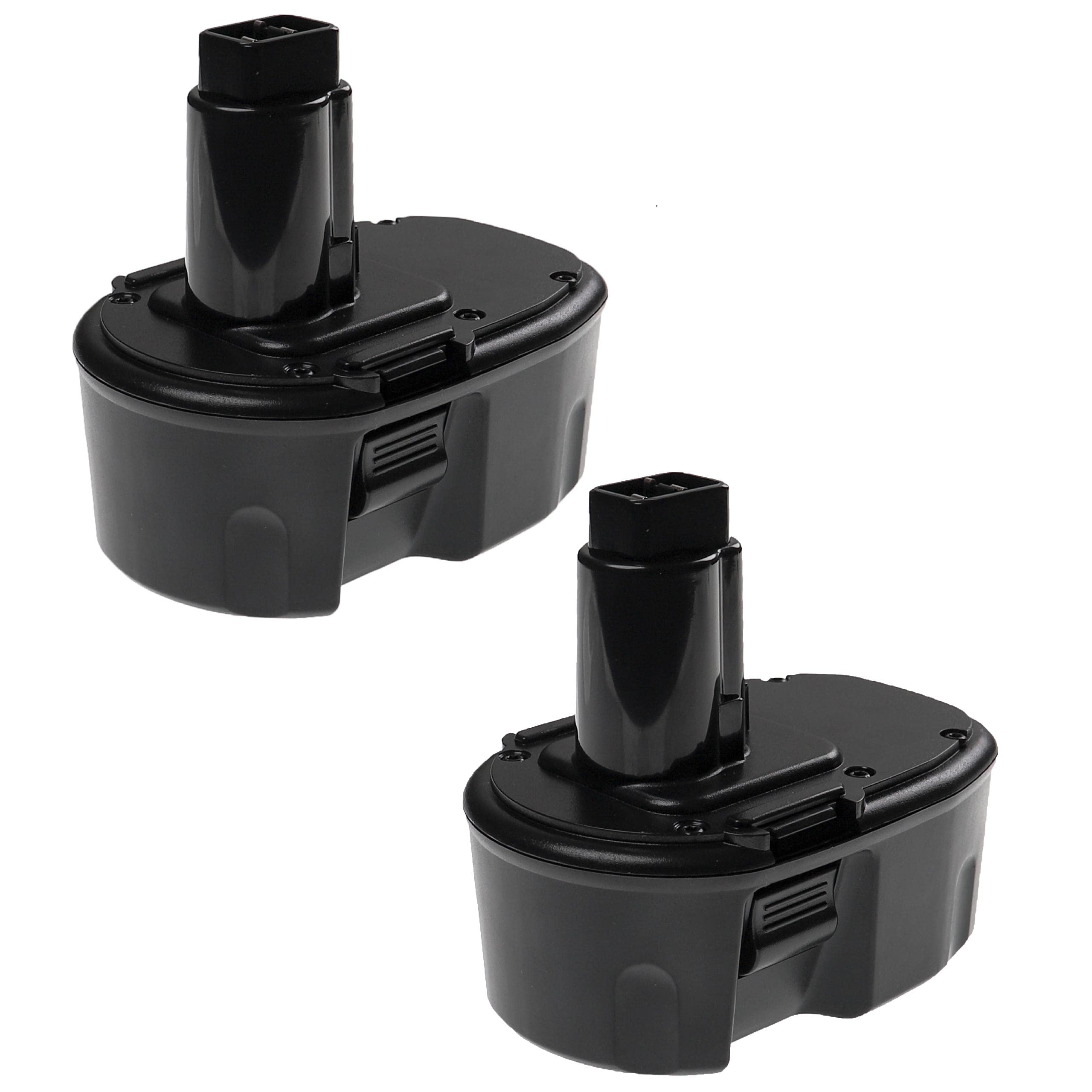 2x batteria sostituisce Dewalt DE9092, DE9091, DE9502, DE9094, DW9094, DC9091, DE9038 per utensile elettrico (3300 mAh, NiMH, 14,4 V)