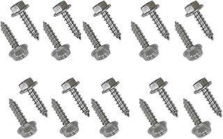 SNAP-LOC E Track Screws for Wood, E Track Fastener Set, Industrial-Strength Heavy Duty Zinc Plated Screws, 1/4"x1" Lag Screws, 7/16” Hexagon Socket Head, 20 Pcs