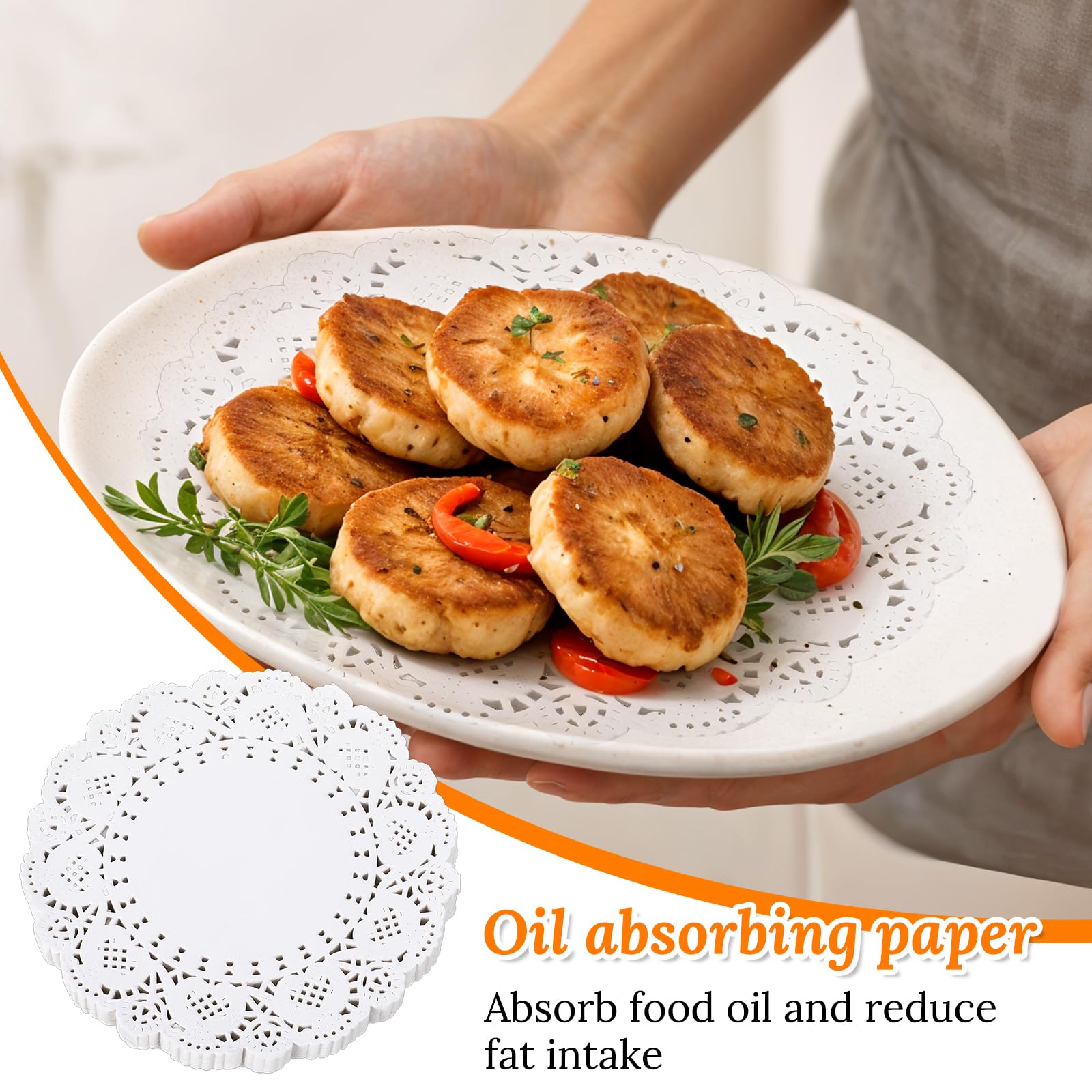 140 Stück Tortenspitzen Deckchen - Weiße Spitzendeckchen 14cm Für Feiern