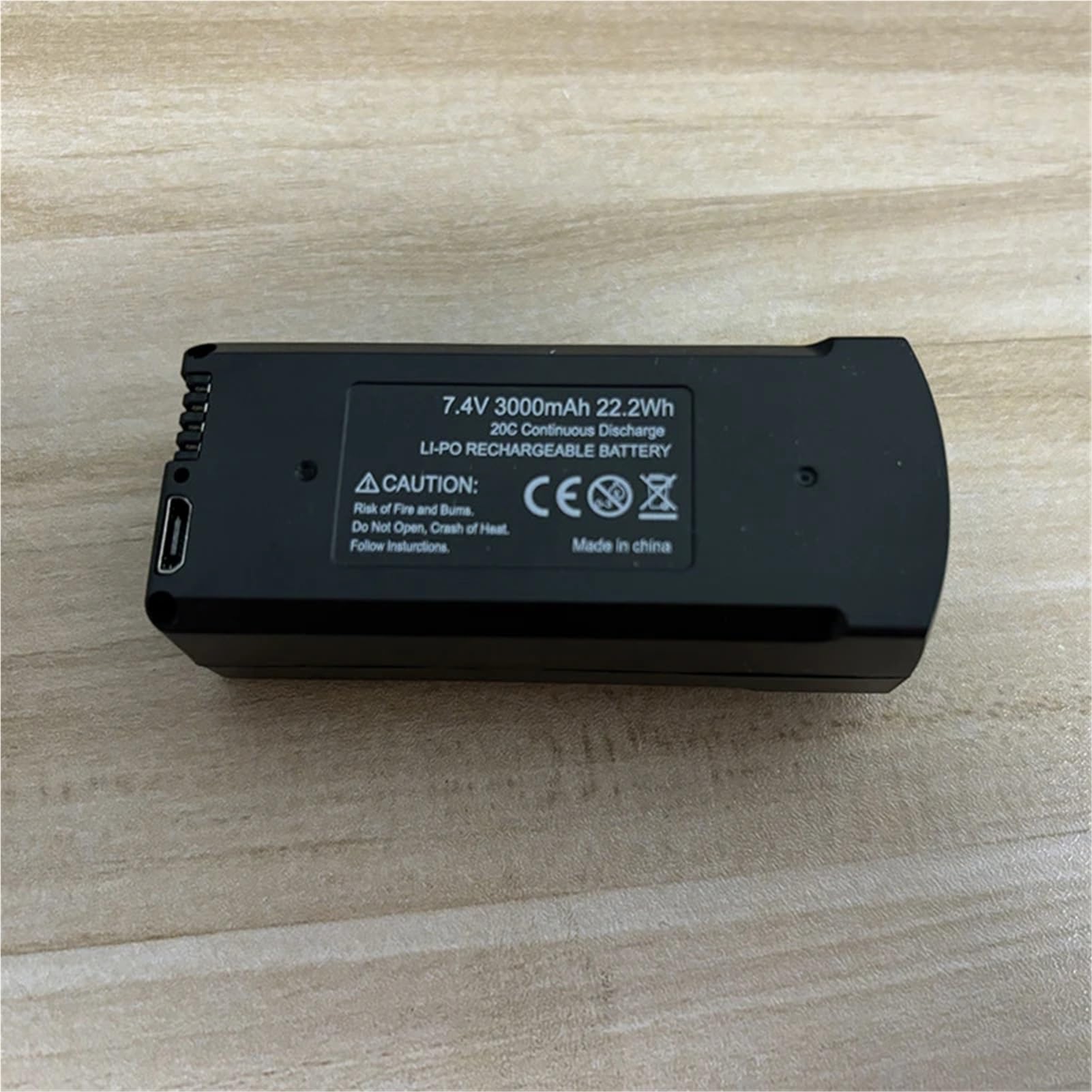 Batteria da 7,4 V 3000 mAh, compatibile con drone GPS V168 8K/quadricottero RC, batteria di ricambio for V168 Pro Max, accessori for ricambi drone(GPS 7.4V 3000mAh 2B)