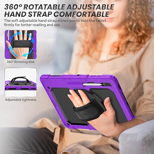 Miniatura 6 de MLZYUE Funda para Samsung Galaxy Tab S8 UltraS9 Ultra de 14.6 pulgadas, 3 capas resistente de grado militar a prueba de golpes para Tab S8 UltraS9