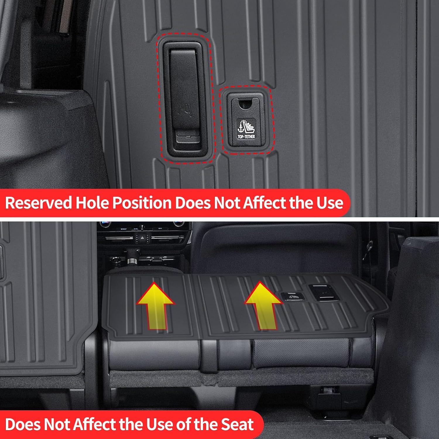 2 PCs Seat Back Protective Pad for 2024 2025 2026 Toyota Land Cruiser 250 1958 Prado Lc250 Rear Chair Anti-Kick Scratch Panel Interior Modification Accessories 2025 Land Cruiser Accessories
