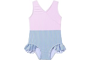 Adorable Ruffled One-Piece Swimsuit for Toddler Girls