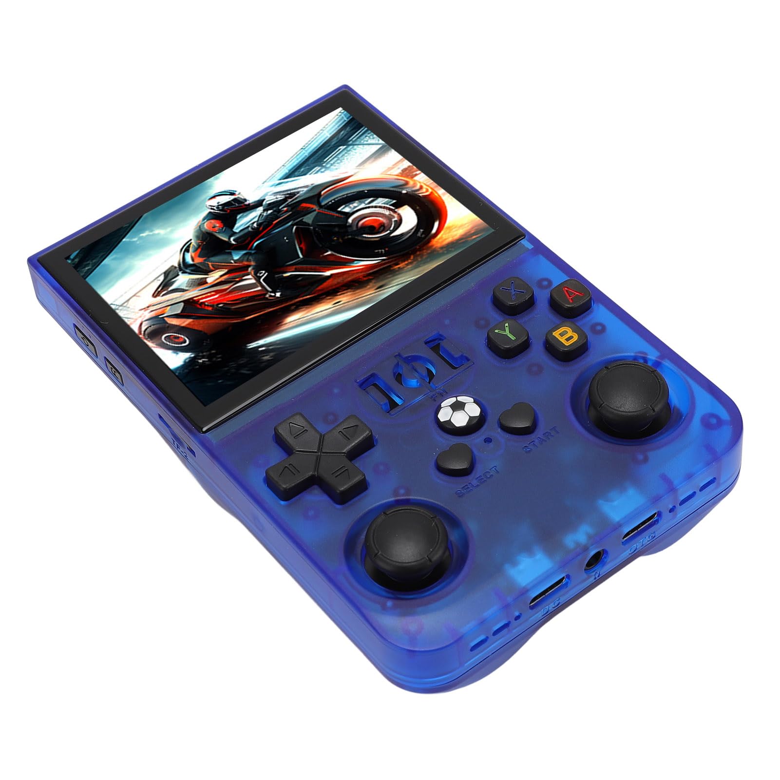 Yinhing R36PRO Handheld-Spielekonsole mit 3,5-Zoll-Bildschirm, Auflösung 640 X 480, 4000-mAh-, Unterstützt Mehr 60 Emulatoren, Mehrere Spiele, Innovatives Systemerlebnis (64GB)