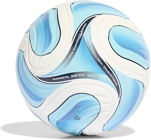 Vista 2 de adidas Mini balón de fútbol unisex para adultos de la Copa Mundial FIFA 26™ Trionda Blanco/Azul Hielo/Azul Claro/Argentina