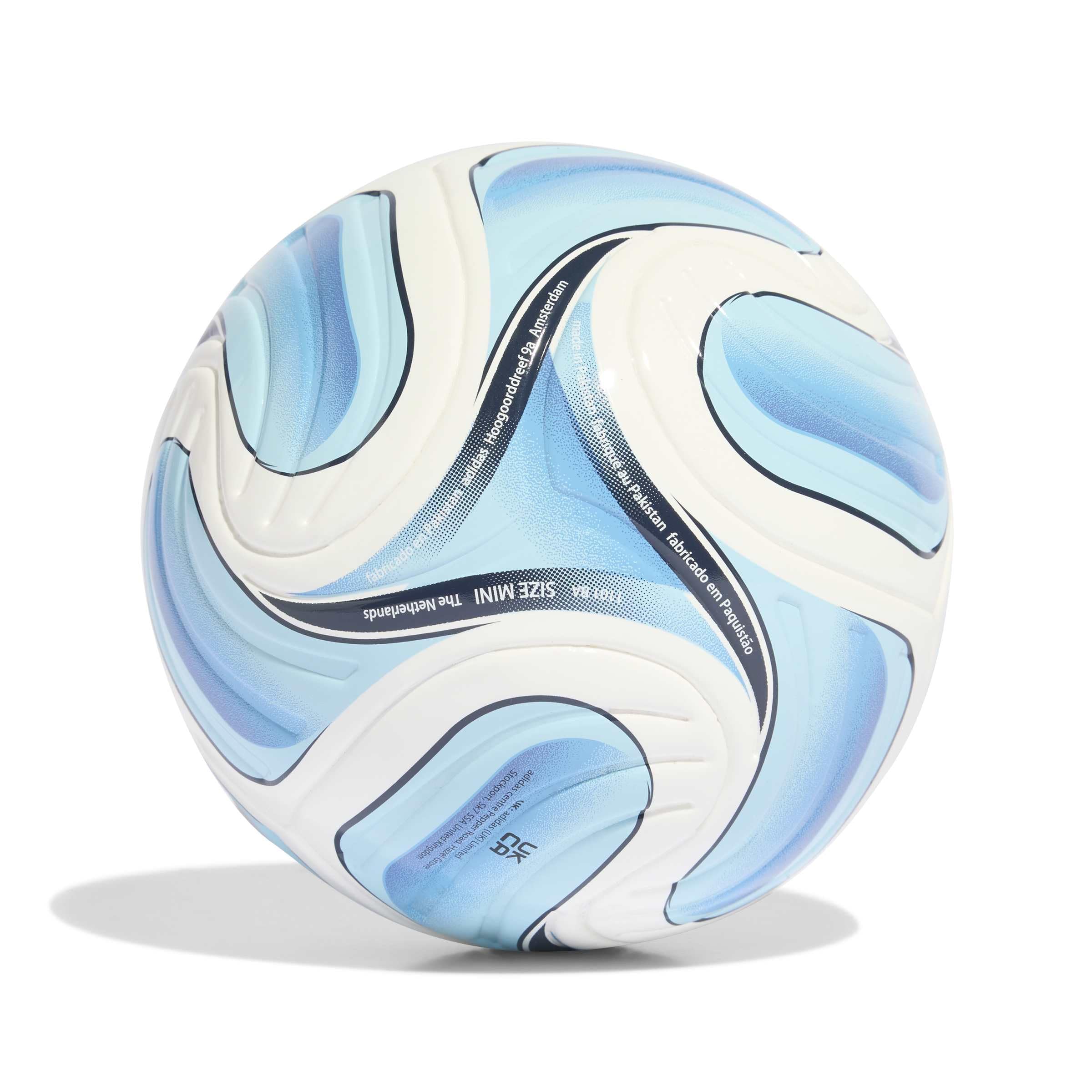 adidas Unisex-Adult FIFA World Cup 26 AFA Argentina Mini Home Soccer Ball, White/Icey Blue/Light Blue, 1 - 2