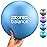 Core Balance Pilates Ball 9 Inch Anti Burst With Inflation Tube - Mini Exercise Ball for Physical Therapy, Yoga, Barre, Stretching and Core Stability Workout (Blue)