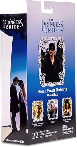 Miniatura 10 de McFarlane Toys The Princess Bride Bloody Westley Dread Pirate Roberts - Figura de acción de 7 pulgadas con accesorios