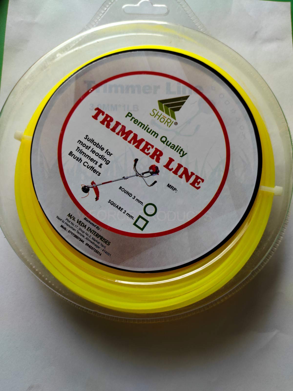 SHoRI Nylon Trimmer Wire for Brush Cutter 3MM Square Shape (B08B461LCP) Amazon Price History, Amazon Price Tracker