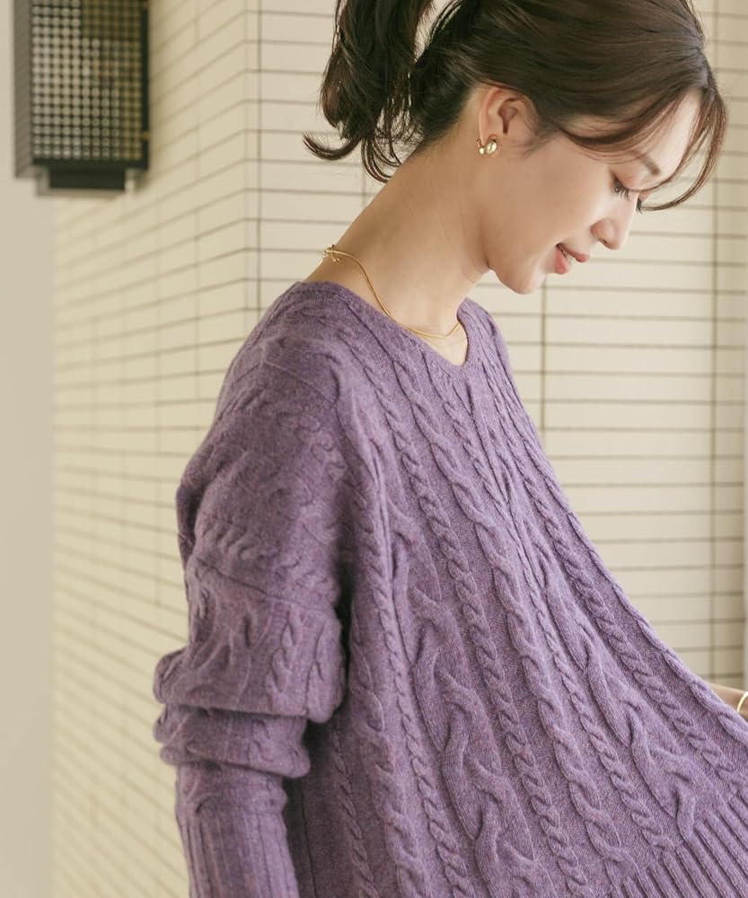 最終販売価格☆今季新品タグ付き☆DOORS ハミルトンウールアラン柄プルオーバー セール】ハミルトンウールアラン柄プルオーバー（ニット