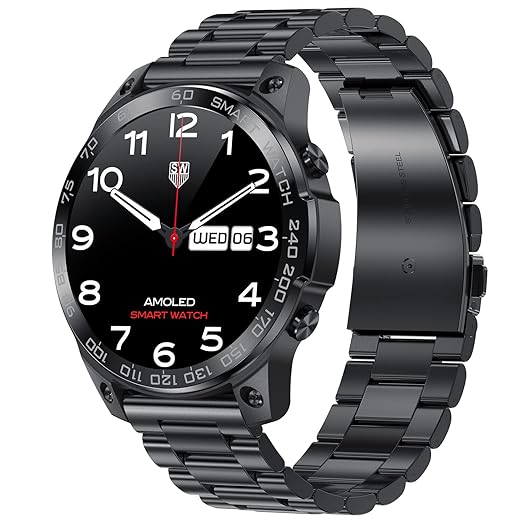 FireBoltt Dagger Luxe 1.43" Super AMOLED Display Luxury Smartwatch