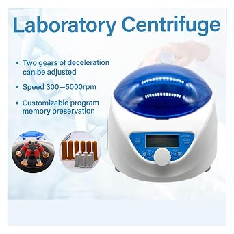 Laboratory Machines, CF0506 Platelet Rich Plasma Centrifuge PRP 1.5-15ml Clinical Blood PRF Centrifuge Machine for PRP Medical PRP Centrifuge Machine More Efficency