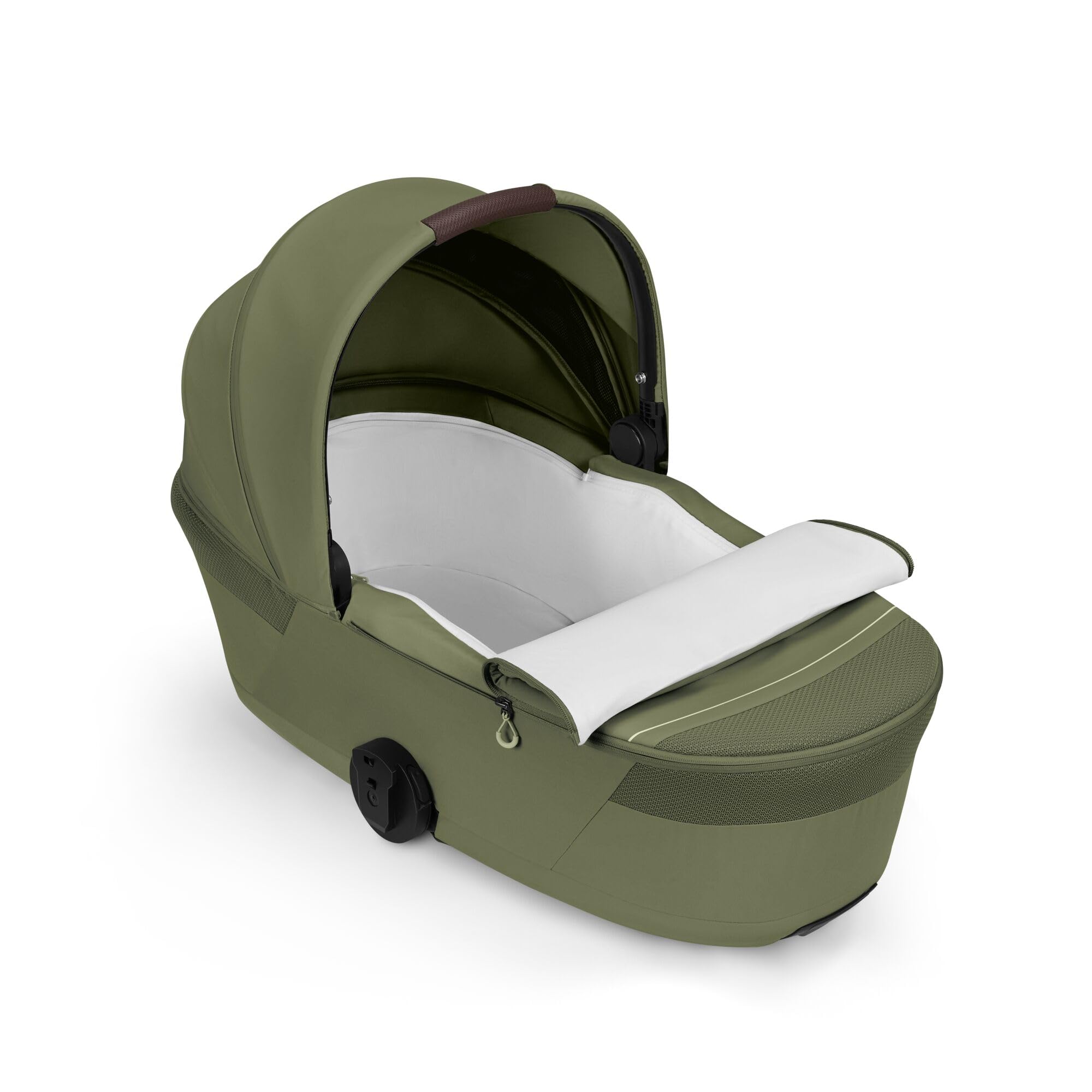 CYBEX Gold Poussette TALOS S LUX & nacelle Fold Cot, Moss Green | De la naissance à 4 ans, jusqu'à 22 kg max, nacelle pliable, système de voyage tout-terrain, capote XXL UPF50+