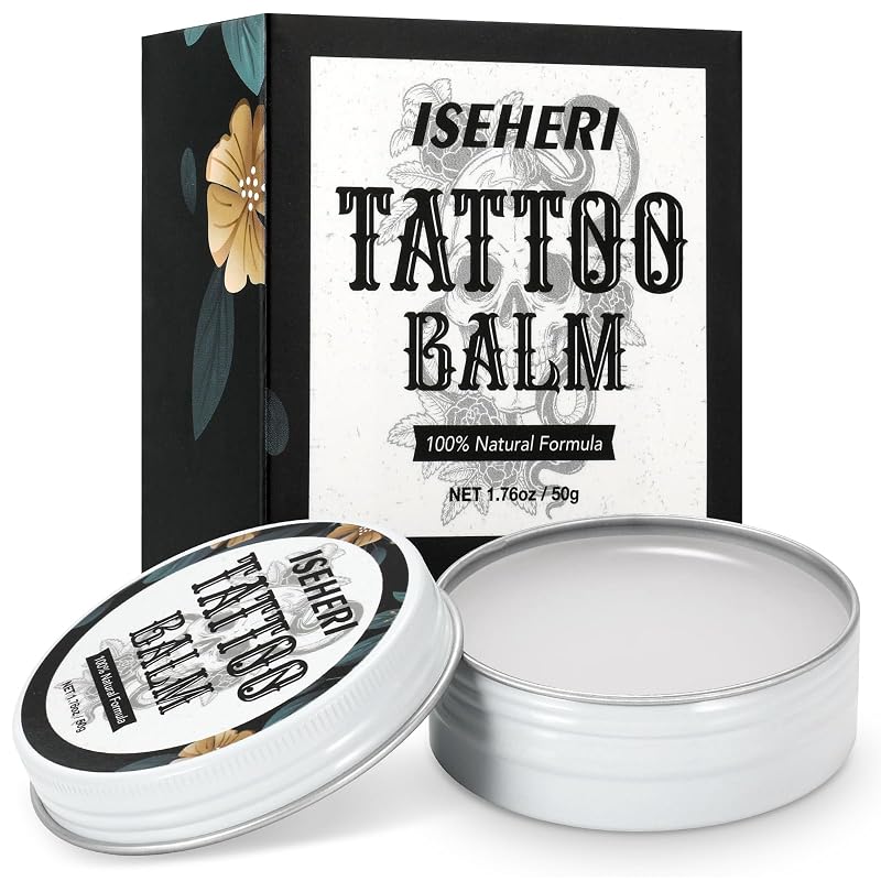 Bálsamo e creme para cuidados pós-tatuagem iseheri, 50 g