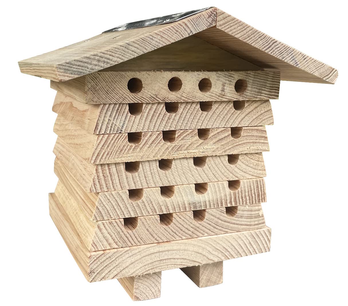 Hôtel en bois pour ruche d'abeille interactif