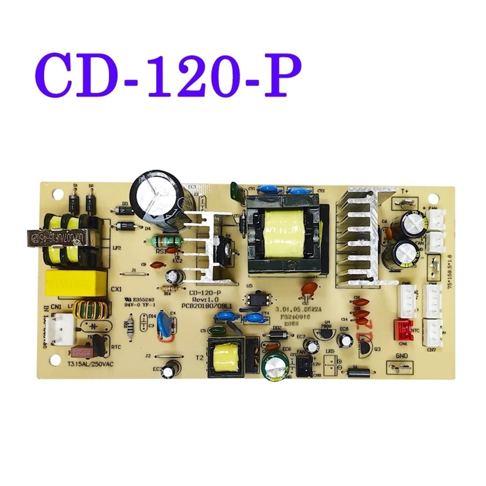 Carte Mère for Cave À Vin CD-120-P, Accessoires Universels for Circuit Imprimé for Cave À Vin, Carte Mère d'alimentation SK-BX-P, Onduleur for Cave À Vin