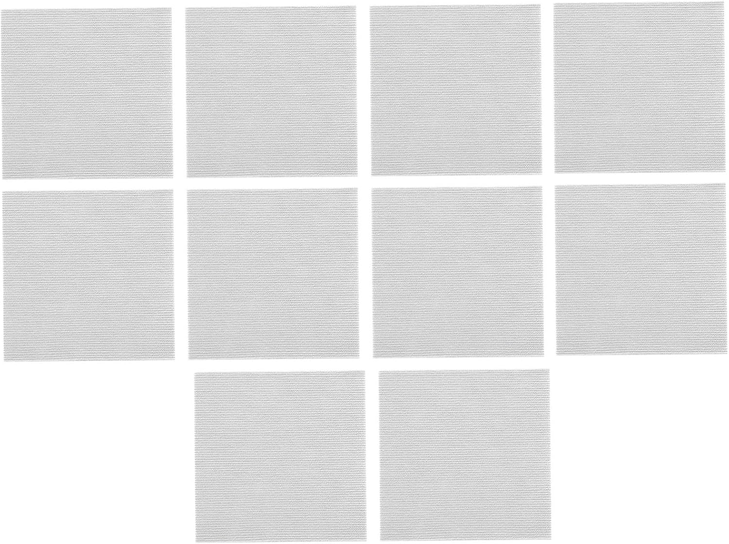 Self-Adhesive Carpet Tiles Self Adheve Carpet Tiles Durable Flooring for Bedroom and Office Peel and Stick(Black)
