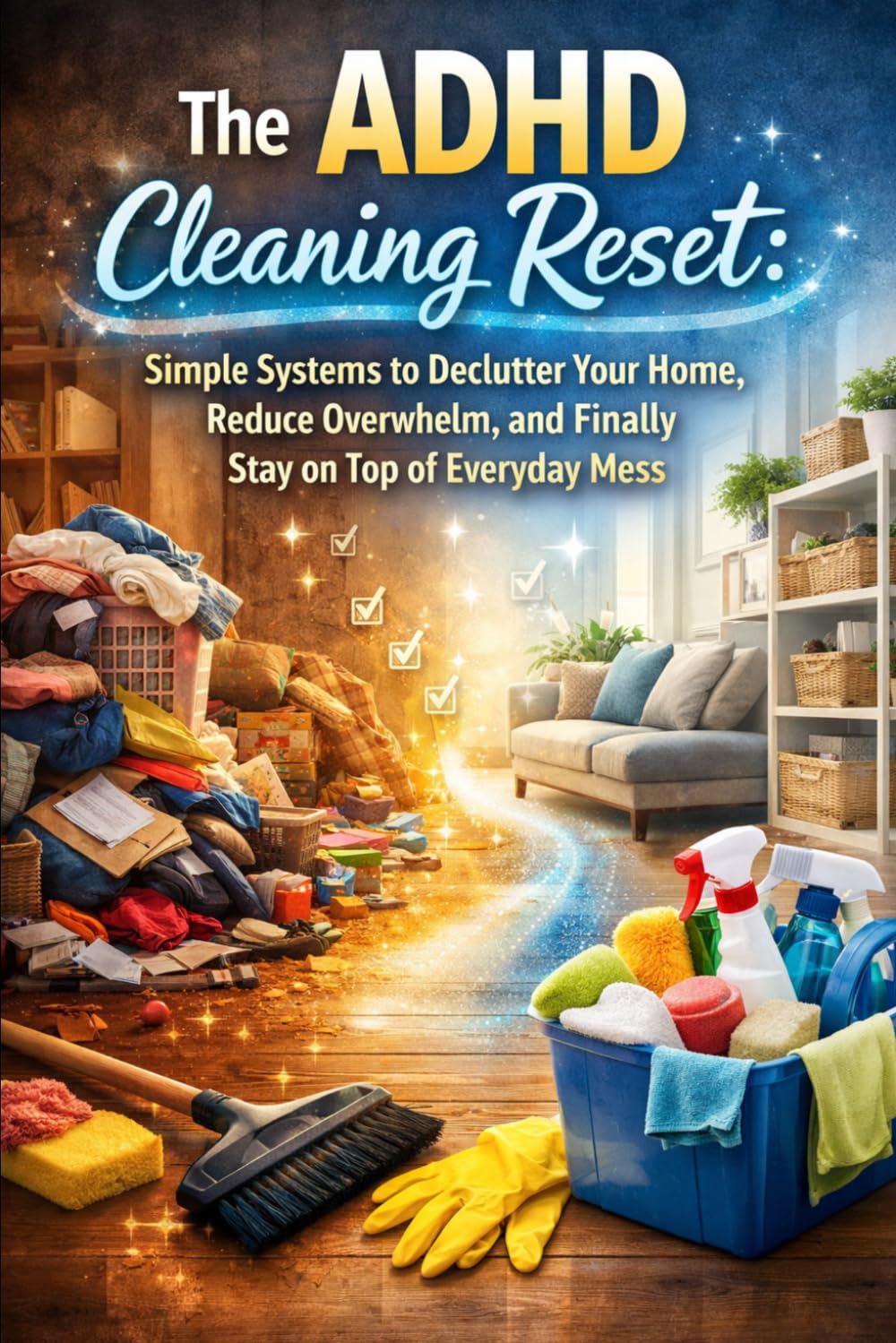 The ADHD Cleaning Reset: Simple Systems to Declutter Your Home, Reduce Overwhelm, and Finally Stay on Top of Everyday Mess