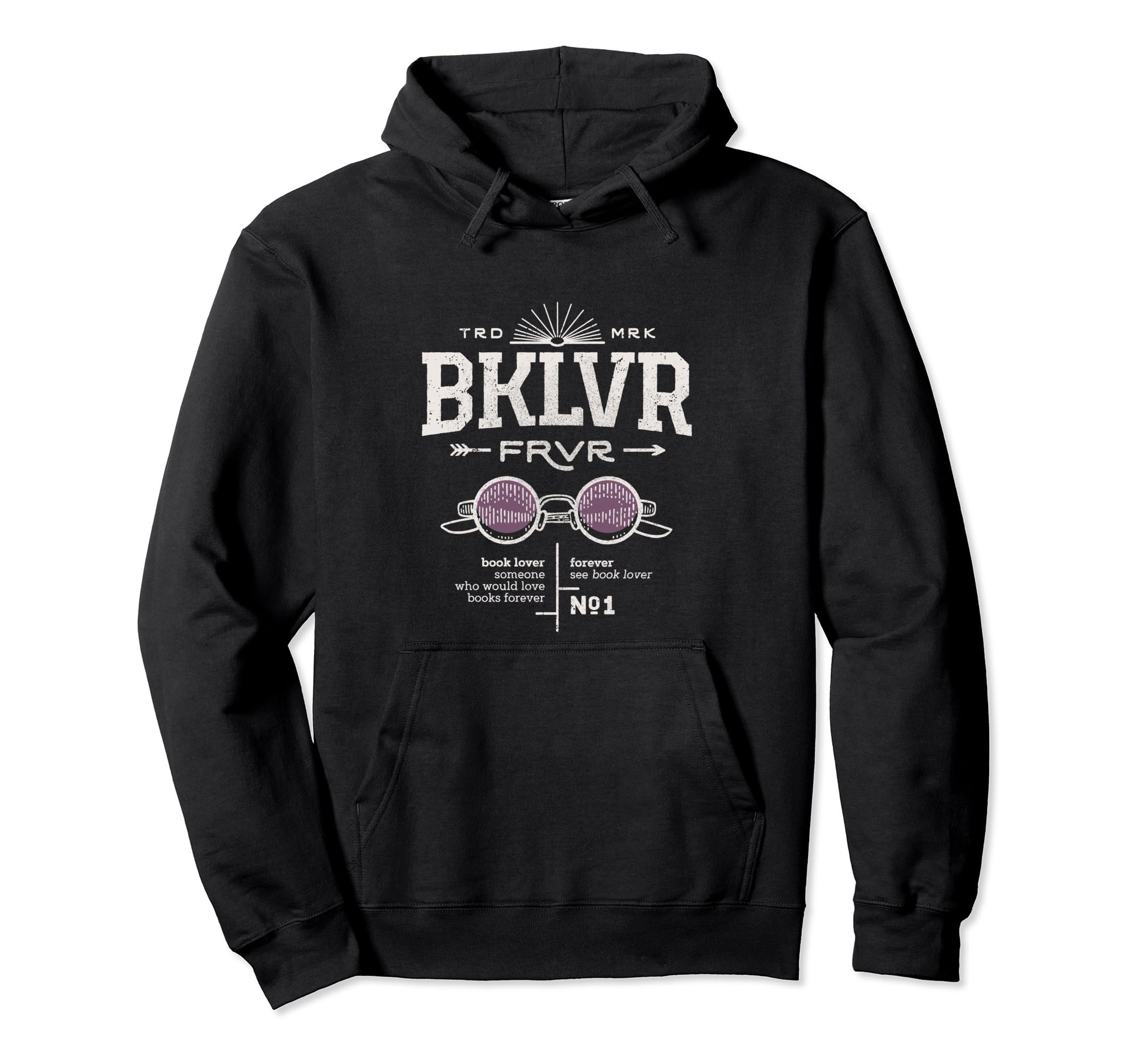 BKLVR Booklover Forever Pullover Hoodie