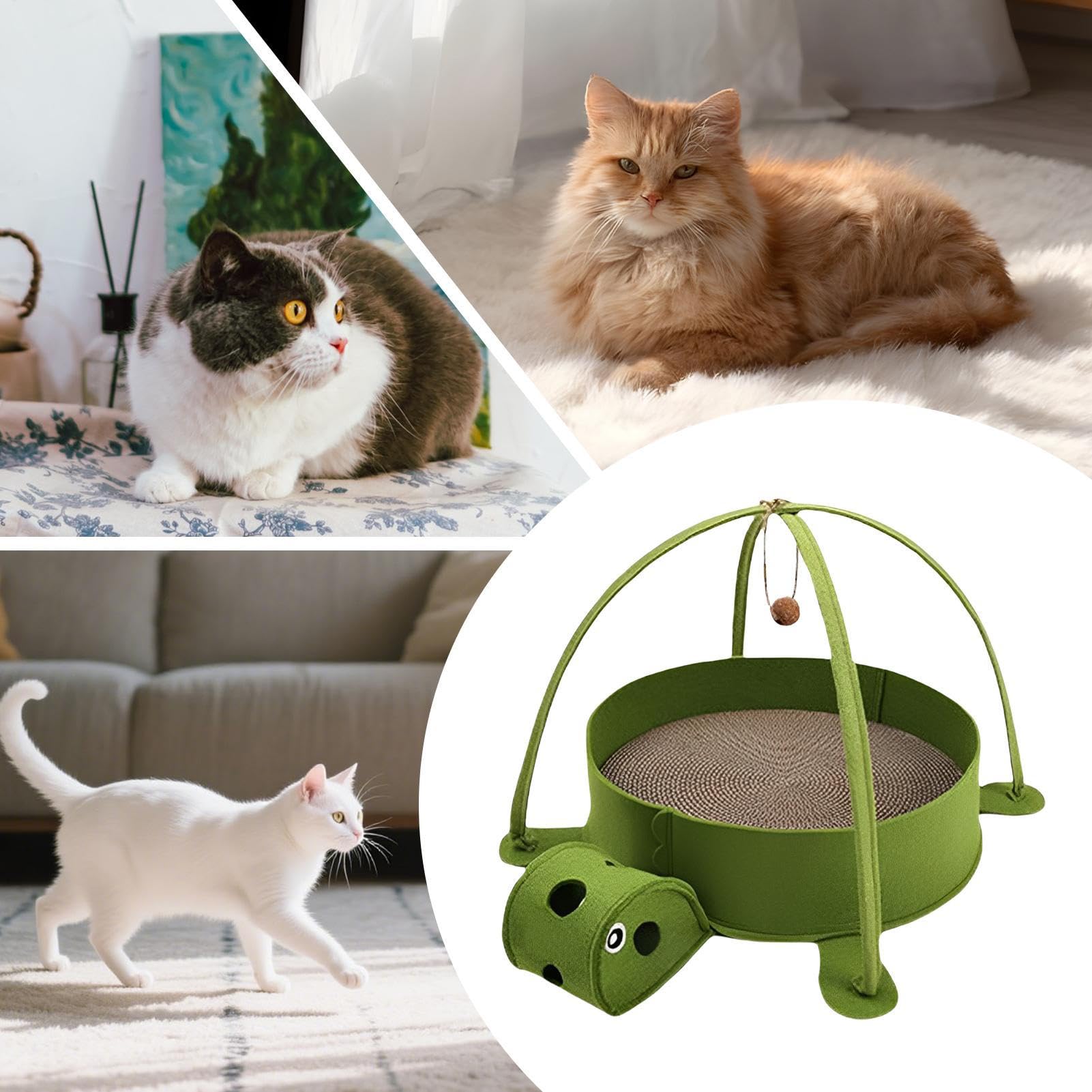 Katzenbaum – Katzenkratzbaum | Große Haustierliege, Autokratzbaum | Möbelschutz, Tierspielzeug | Geistiges und körperliches Training für Kleine bis große Rassen, Haustiere, Wohnzimmer, Zuhause