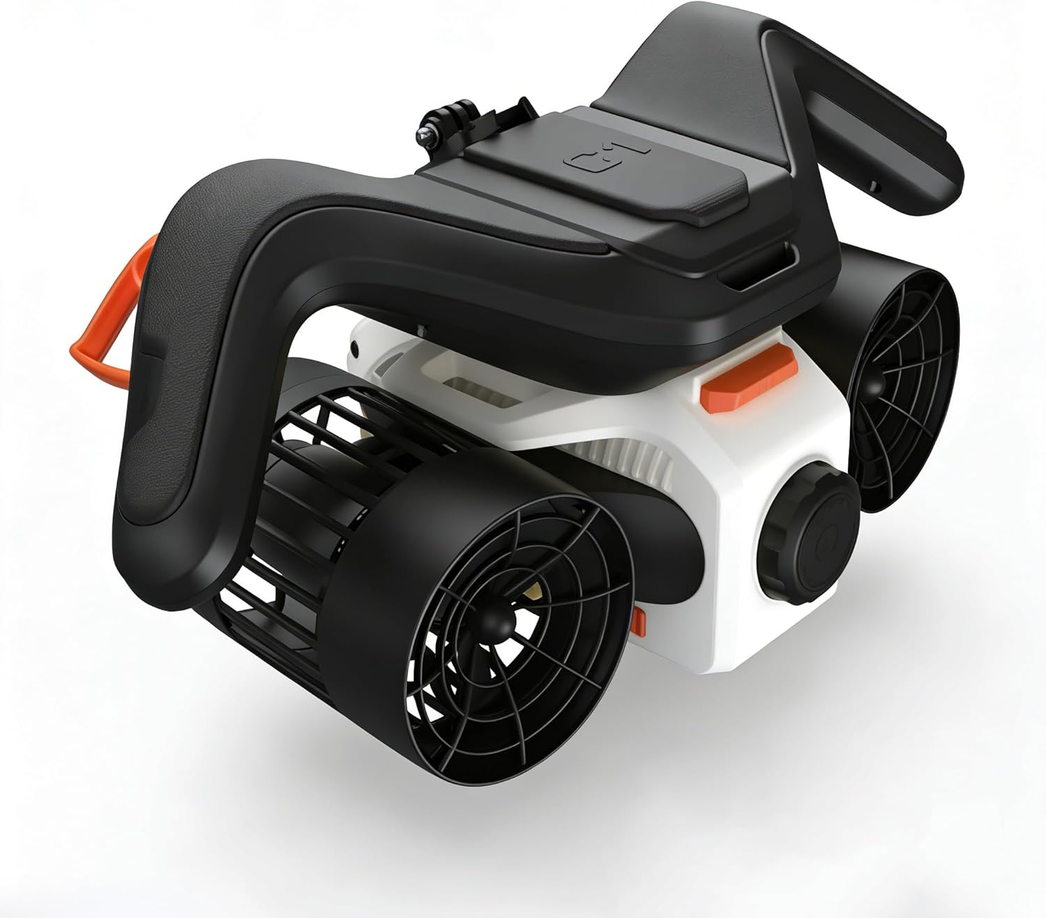 Electric Underwater Scooter for Diving & Snorkeling - High-Speed Sea Propeller Motor for Swimming Adventures (White)