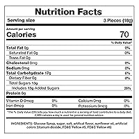 Vista 2 de Caramelo Duro Butterscotch - Bolsa de 1 Libra de Caramelos Butterscotch Envueltos Individualmente, Paquete a Granel, Discos Amarillos