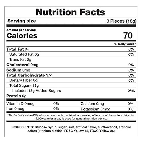 Miniatura 2 de Caramelos duros de mantequilla  Bolsa de 1 libra de caramelo a granel de mantequilla envueltos individualmente, los discos de caramelo amarillo son