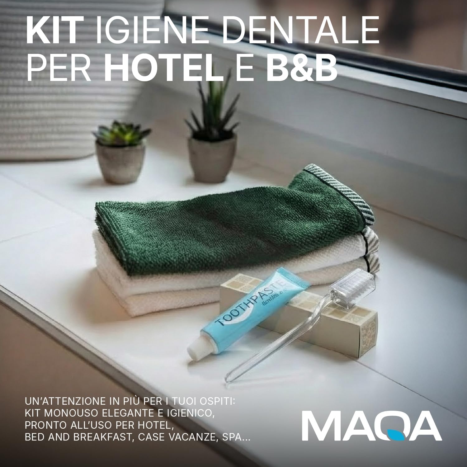 100 Kit de nettoyage des dents (1 brosse à dents + 1 dentifrice de voyage) – Set de courtoisie Hotel B&B en boîte – Brosse à dents avec couvre-soleil 14 cm + Dentifrice Menthe Fluor 7 ml – Hygiène