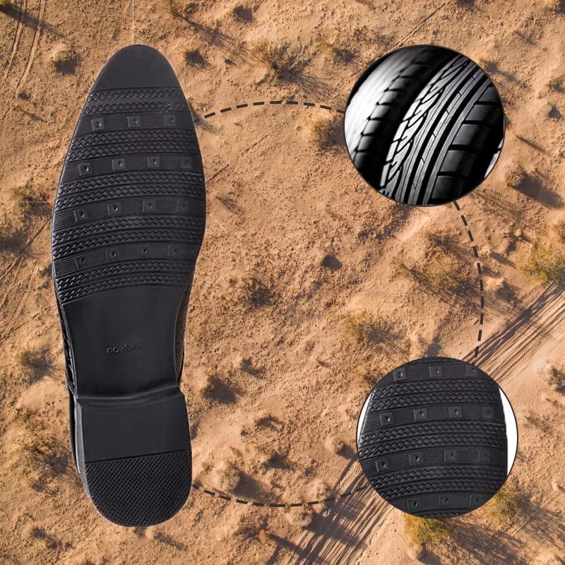 Men’s Dress Shoes Oxfords Uniform Business Slip On Formal Soft Classic Wedding Casual Modern Work Shoes Black US6-154