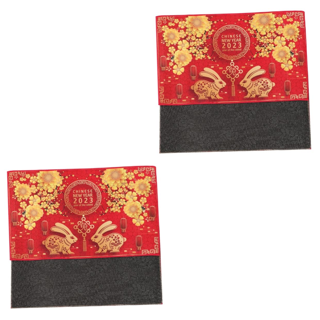 Tapis d'entrée chic Nouvel An Cabilock par 2 pour une décoration festive