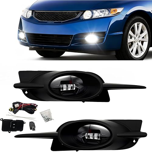 Miniatura 21 de Conjunto de luces antiniebla compatible con Dodge Ram 1500 2500 3500 2002-2009/2004-2006 Durango Pickup Truck 2002-2008 Dodge Ram lámpara antiniebla