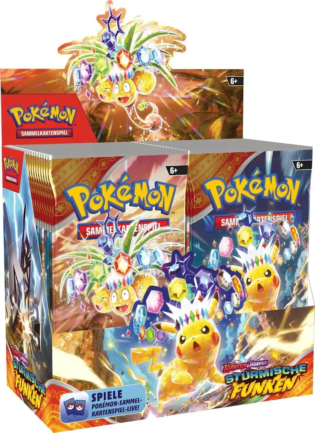 Booster Cartes Pokémon Étincelles Déferlantes EV08 | Alert&Go