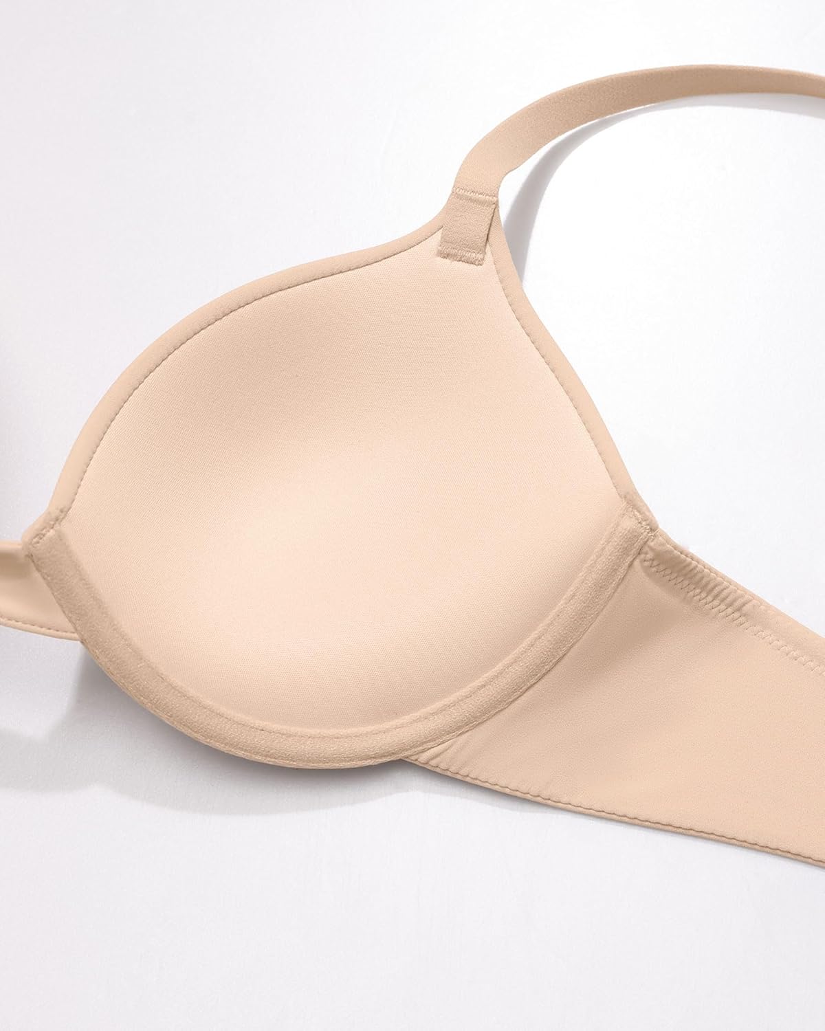 Lift Up Underwire Bras for Women Small Breasted Padded T-Shirt Bras with Support 32AA-38A