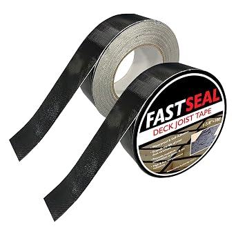 Deck Joist Tape 1-5/8" x 100, Waterproof Weather Resistant Self-Adhesive Joist Tape, Anticorrosion Flashing Tape for Wood Joists Beams 2 Pack, 1-5/8" x 100