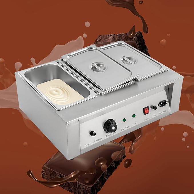 Máquina de Templado de Chocolate 3 Tanques Acero Inoxidable miniatura 2