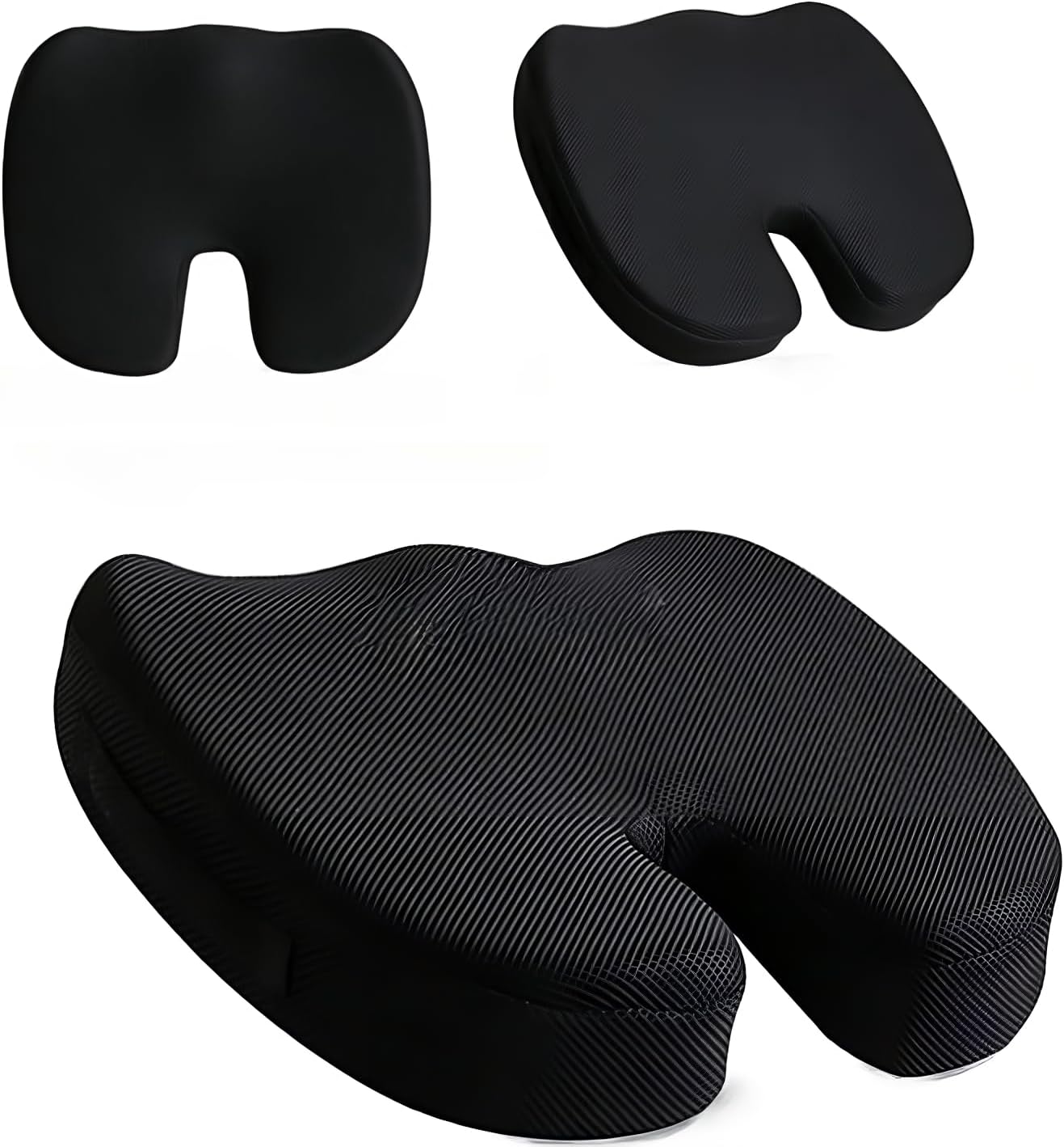 Aggloz Seat Cushion for Office Chair Memory Foam Coccyx Pain Relief