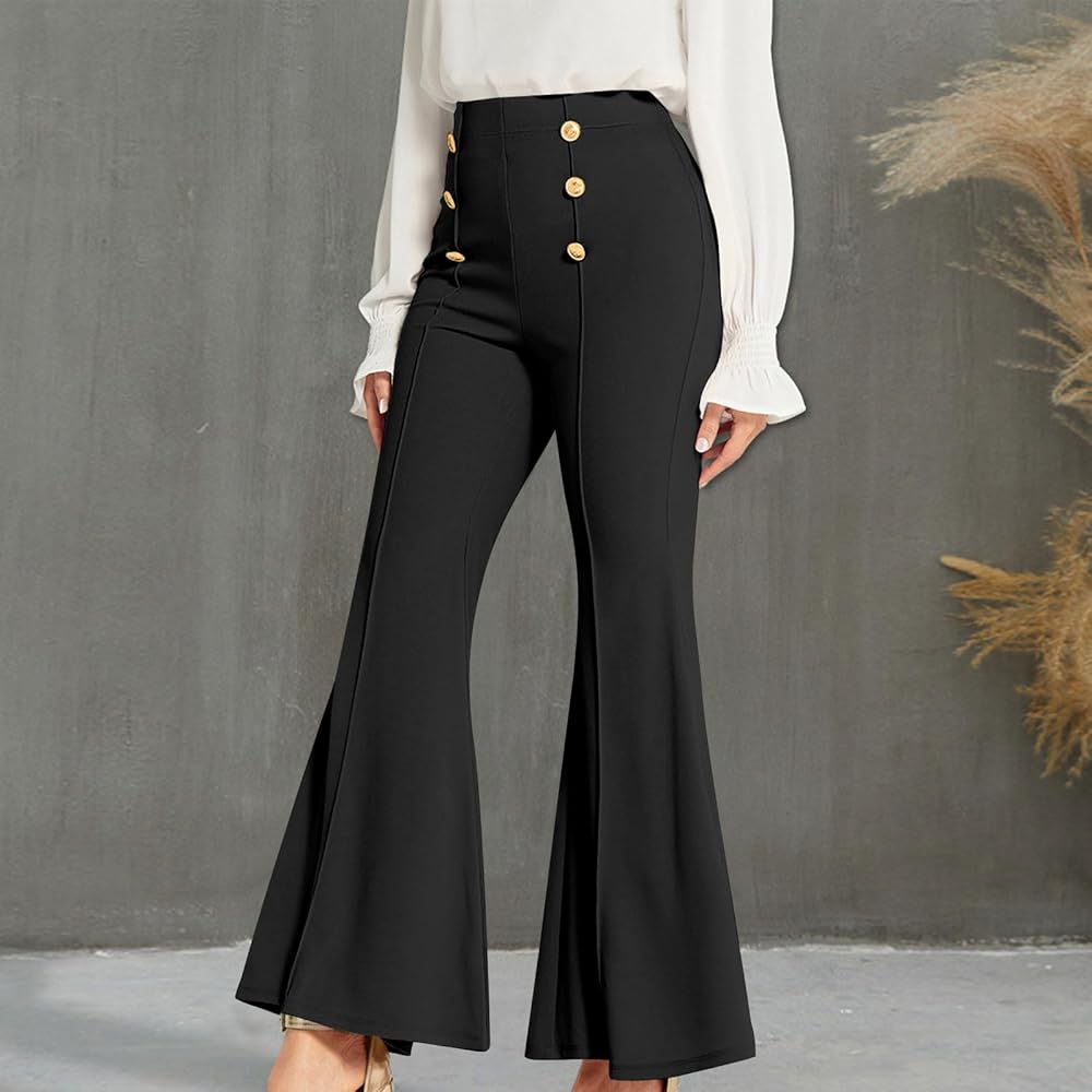 Apartment Three High-Waisted Flare スラックス Apartment Three High-Waisted Flare スラックス