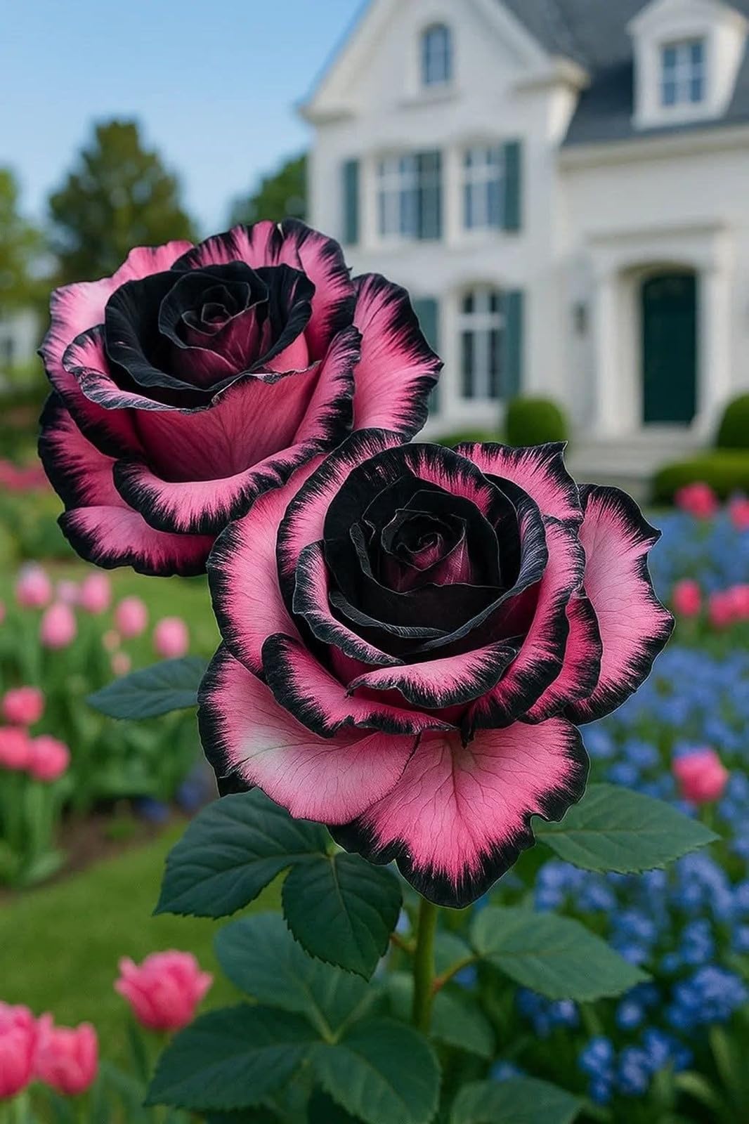 Rare Rose Bulbs Can Be Planted Now UK, Surprise Growth, Garden Decoration, No Watering Required, Fragrant Flowers, Suitable for Autumn-1 Rhizome-A