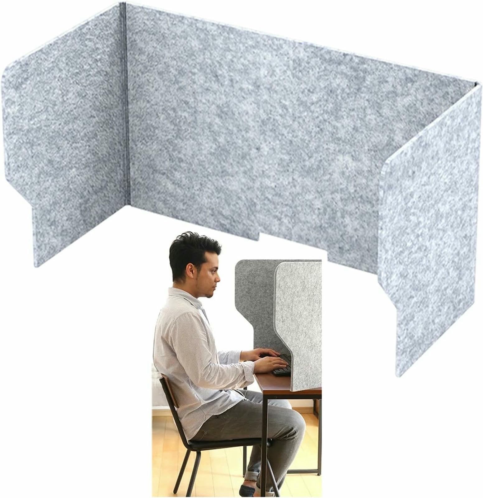 THKSGIV NoiseReducing Desk Dividers Freestanding Acoustic Partitions for Home Classroom School OfficeEnhance Privacy and Comfort in Workspaces
