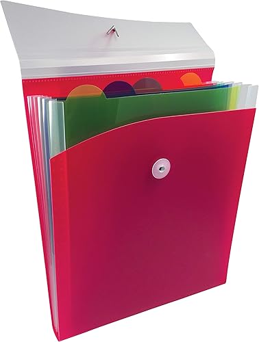 Miniatura 2 de Better Office Products - Archivador de mochila de 6 bolsillos expansible vertical, 1 pieza, tamaño carta, para un fácil acceso a la mochila,