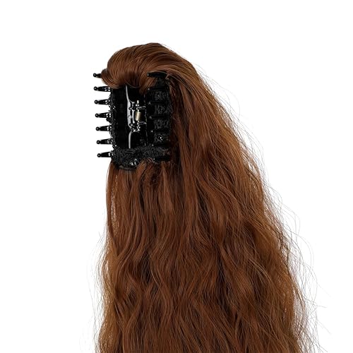 Miniatura 5 de Extensión de cola de caballo de garra de 18 pulgadas, extensiones de cabello lacio con clip, cola de caballo larga para mujer, extensiones de cola