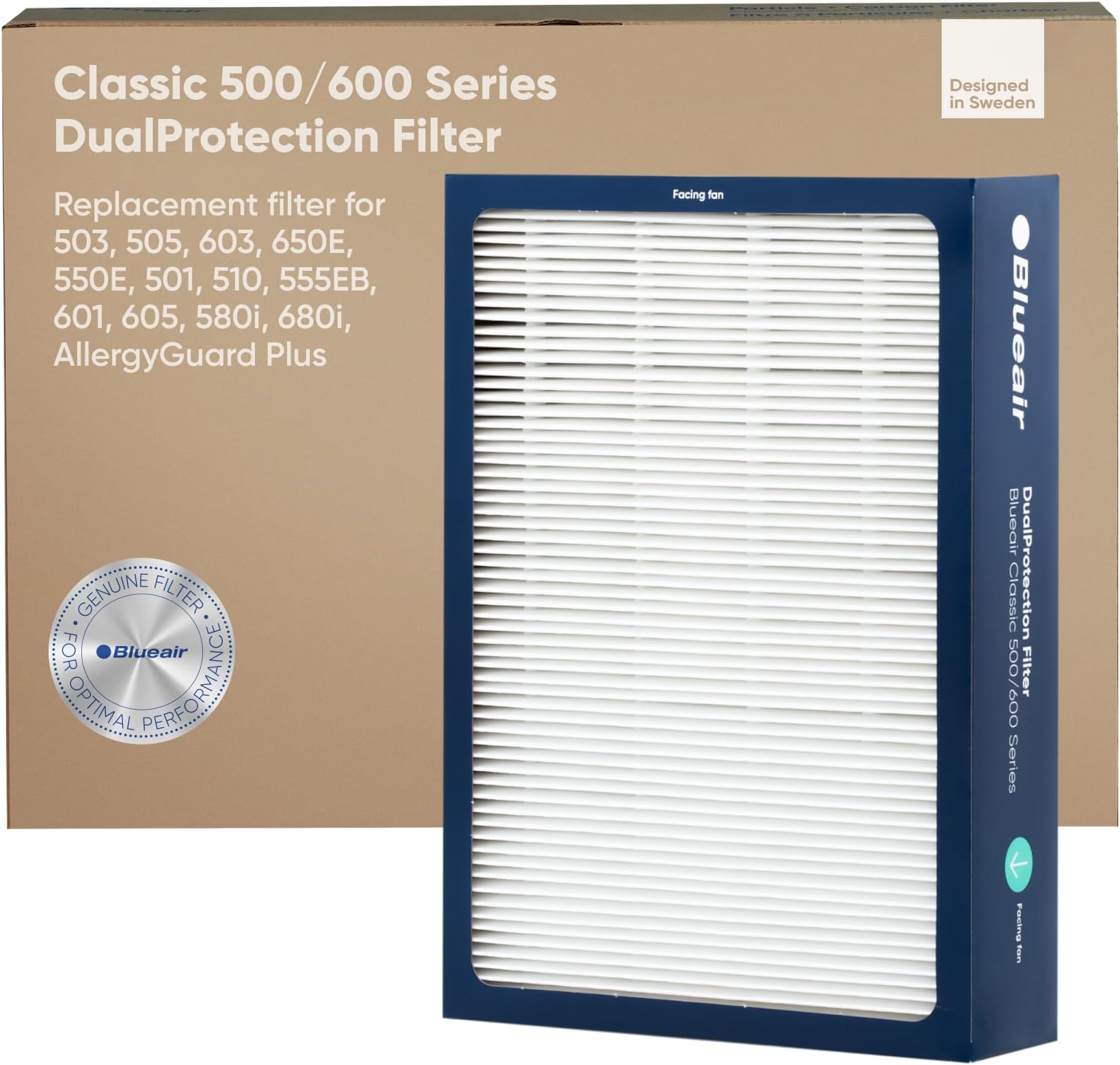Classic 500/600 Series Genuine Dual Protection Replacement Filter; fits Classic 580i, 680i, 501, 503, 505, 510, 550E, 555EB, 601, 605
