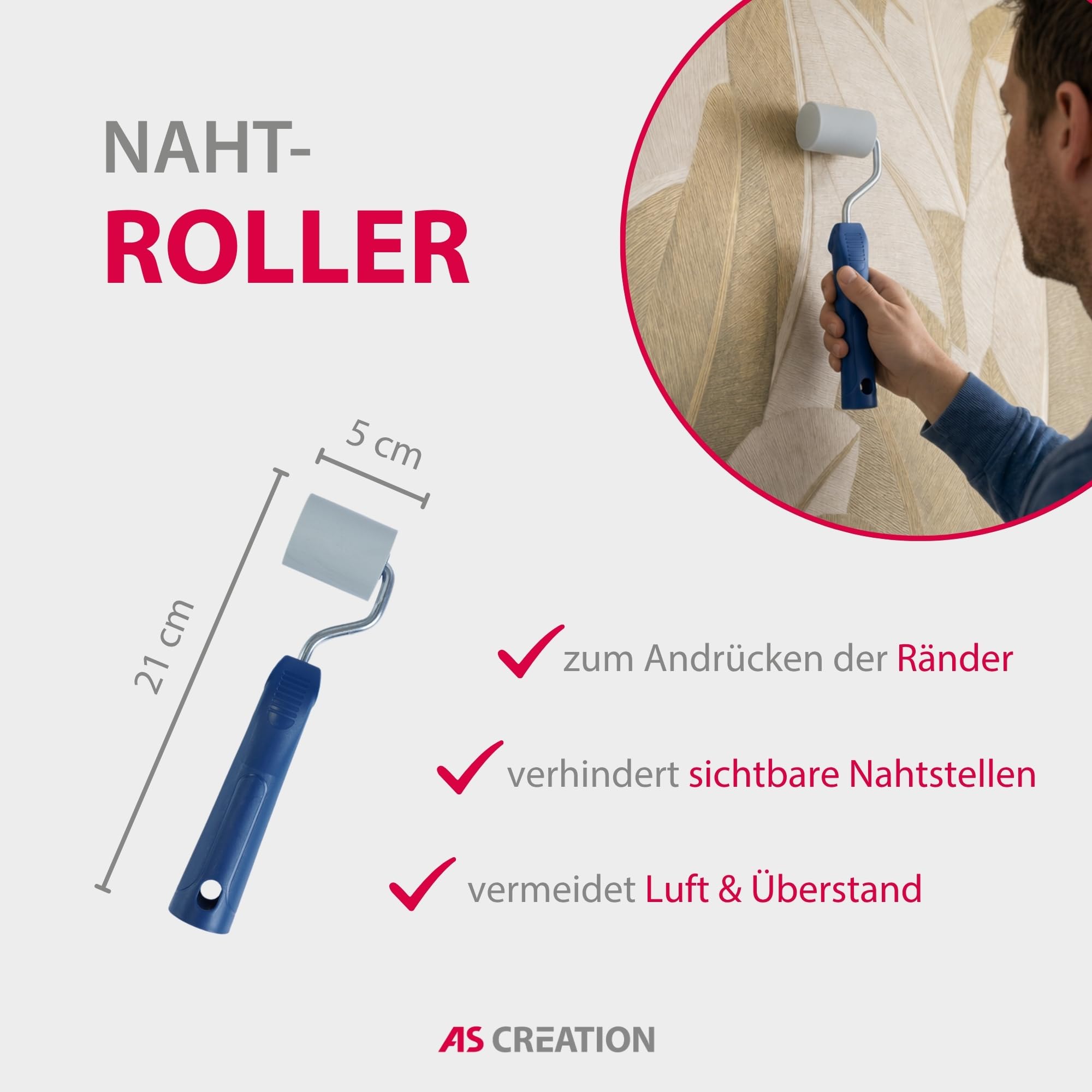 A.S. Création XXL-Tapezierset 15-teiliges Set für Tapezierarbeiten Renovierungsset - Grundausstattung für Tapezierprojekte - 902403